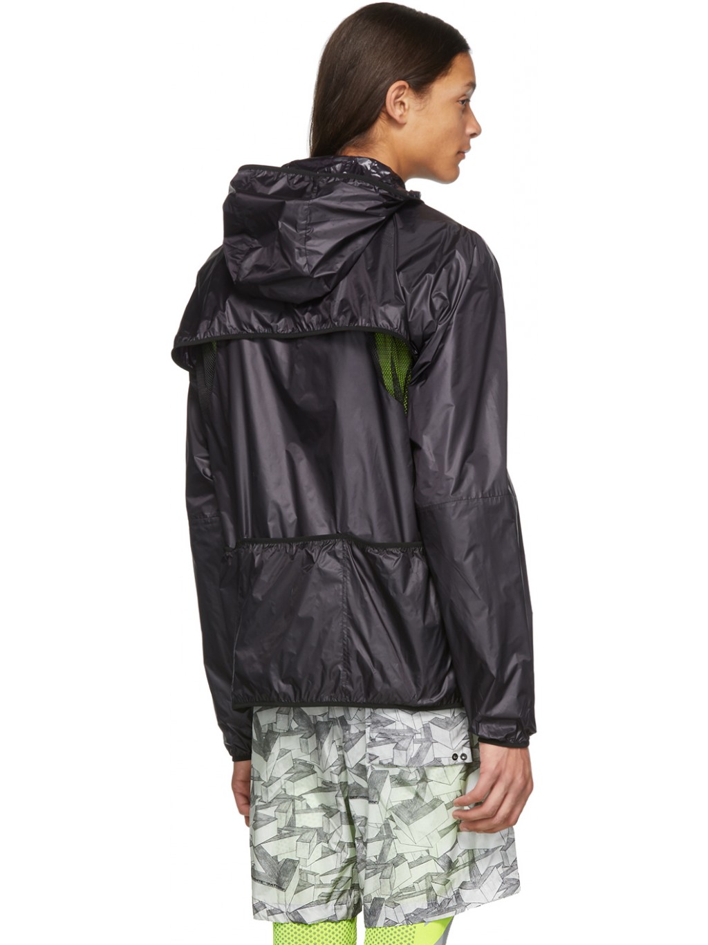 OFF-WHITE Black Multi Use Running Jacket