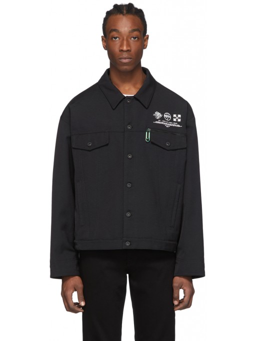 OFF-WHITE Black Universal Key' Jacket