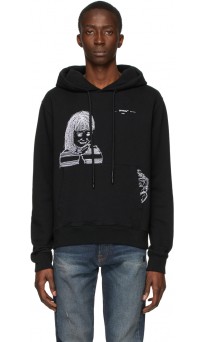 OFF-WHITE Black Little Girl Hoodie