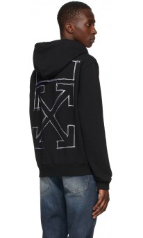 OFF-WHITE Black Little Girl Hoodie