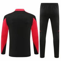 Bayern Munich Mens Black Training Technical Football Tracksuit 2024-25
