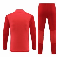 Bayern Munich Mens Red Training Technical Football Tracksuit 2024-25