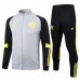 CR Flamengo Mens Gray Training Presentation Football Tracksuit 2024-25