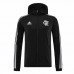 Flamengo Mens Windrunner Full Zip Hooded Jacket Black 23-24
