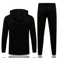 Ajax Amsterdam Black Hooded Presentation Football Tracksuit 2021-22