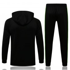 Ajax Amsterdam Black Hooded Presentation Football Tracksuit 2021-22