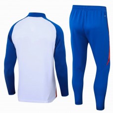 Olympique Lyonnais Mens White Training Technical Football Tracksuit 2024-25