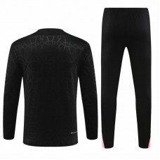 PSG Jordan Mens Black Training Technical Football Tracksuit 2024-25