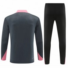 PSG Jordan Mens Grey Training Technical Football Tracksuit 2024-25