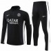 PSG Black Training Technical Football Tracksuit 23-24
