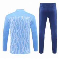 Manchester City FC Mens Blue Training Technical Football Tracksuit 24-25