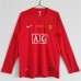 Manchester United FC Euro Long Sleeve Home Retro Jersey 2007-2008
