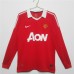 Manchester United FC Long Sleeve Home Retro Jersey 2010-2011