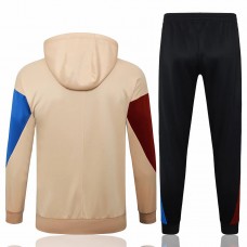 FC Barcelona Mens Coach Hooded Presentation Football Tracksuit 2024-25