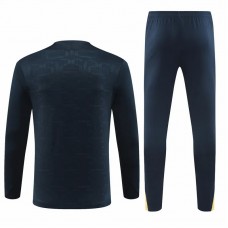 FC Barcelona Mens Navy Training Technical Football Tracksuit 2024-25