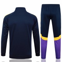 Real Madrid Mens Navy Training Presentation Football Tracksuit 2024-25
