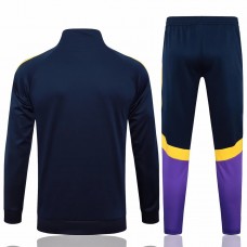 Real Madrid Mens Navy Training Presentation Football Tracksuit 2024-25