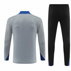 Inter Milan Mens Grey Training Technical Football Tracksuit 2024-25