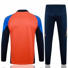 Juventus Mens Orange Training Technical Football Tracksuit 2024-25