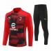 AC Milan Mens Red Training Technical Football Tracksuit 2024-25