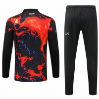 SSC Napoli Mens EA7 Training Technical Football Tracksuit 2024-25