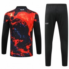 SSC Napoli Mens EA7 Training Technical Football Tracksuit 2024-25