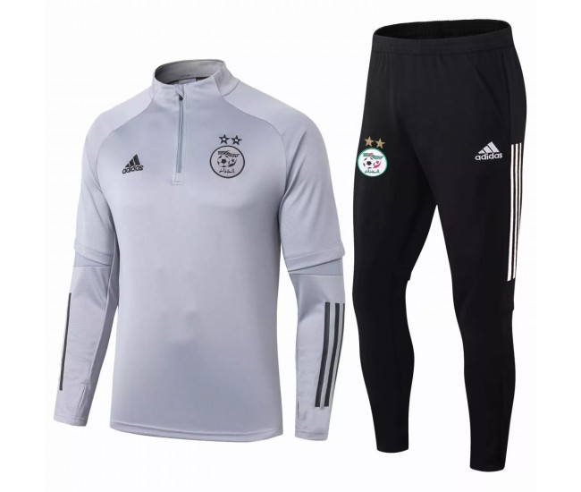 Algeria Grey Training Soccer Tracksuit 2020 2021