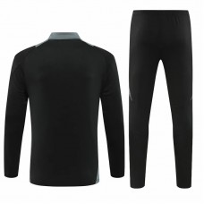 Algeria Mens Black Training Technical Football Tracksuit 2024-25
