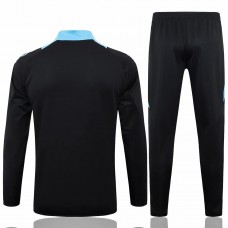 Argentina Mens Black Training Presentation Football Tracksuit 2024-25
