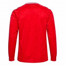 Denmark Mens Home Long Sleeve Jersey 24-25