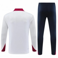 England Mens White Training Technical Football Tracksuit 2024-25