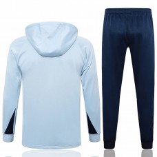 France National Team Mens White Training Hooded Technical Football Tracksuit 2024-25
