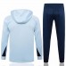 France National Team Mens White Training Hooded Technical Football Tracksuit 2024-25