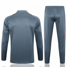 Germany Mens Grey Training Technical Football Tracksuit 2024-25
