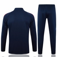 Italy Mens Navy Training Presentation Football Tracksuit 2024-25